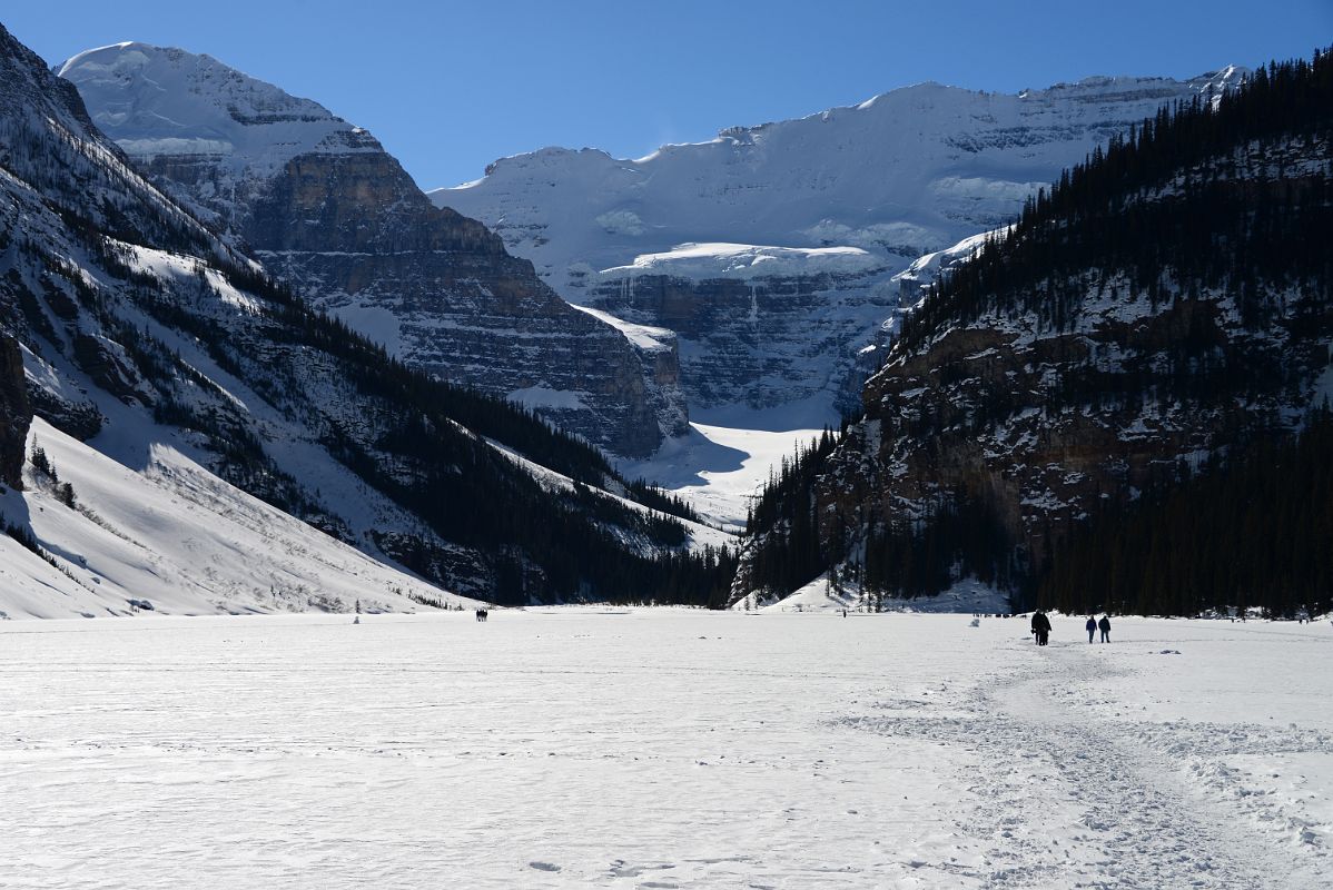 12 Mount Lefroy, Mount Victoria and Frozen Lake Louise Afternoon